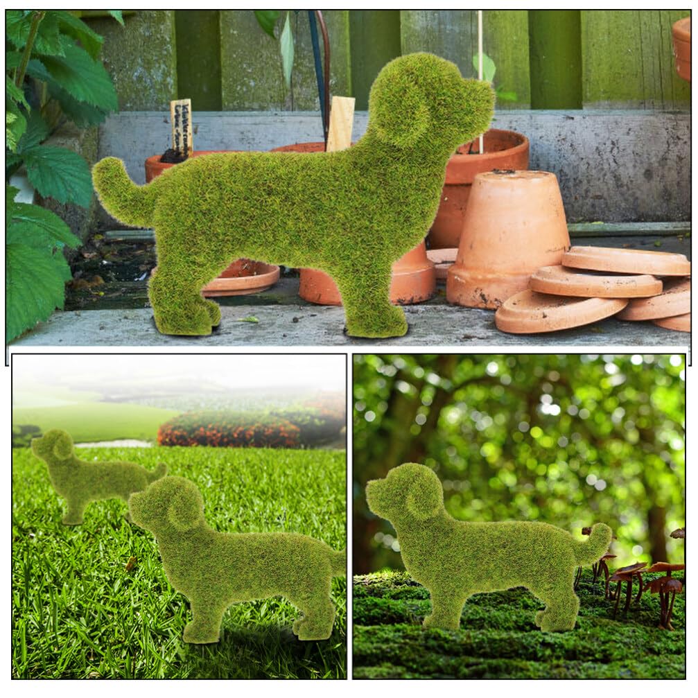 Amazon｜GANAZONO 2個植毛 物オーナ や に の飾り のフロッ 犬置物