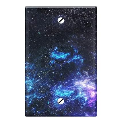 1-Gang No Device Blank Switch Plate/Wall Plate Cover - Galaxy Star Space