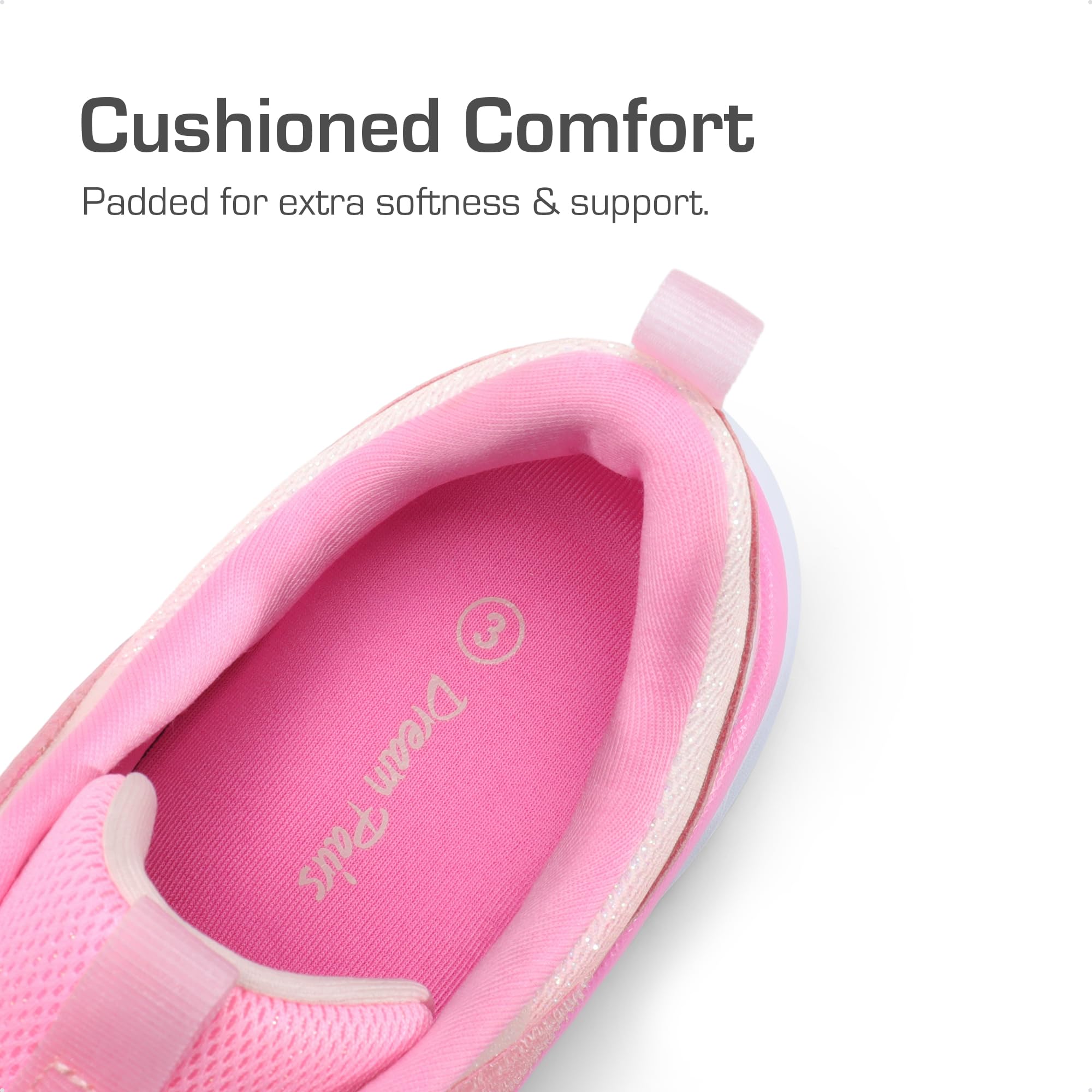 DREAM PAIRS Scarpe sportive per ragazze Sparkle Scarpe casual per passeggiate per ragazze
