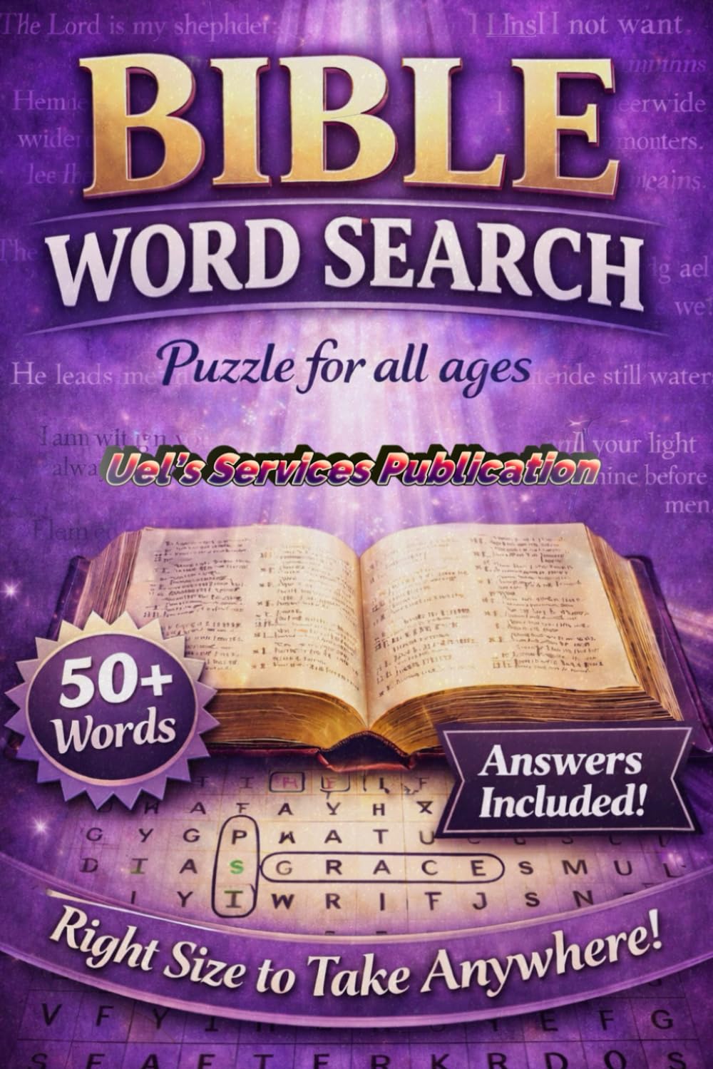 BIBLE WORD SEARCH: Puzzle for all ages 50+ Words