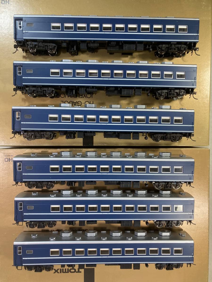 お座敷客車スロ81系（6両セット・青）TOMIX HO-001