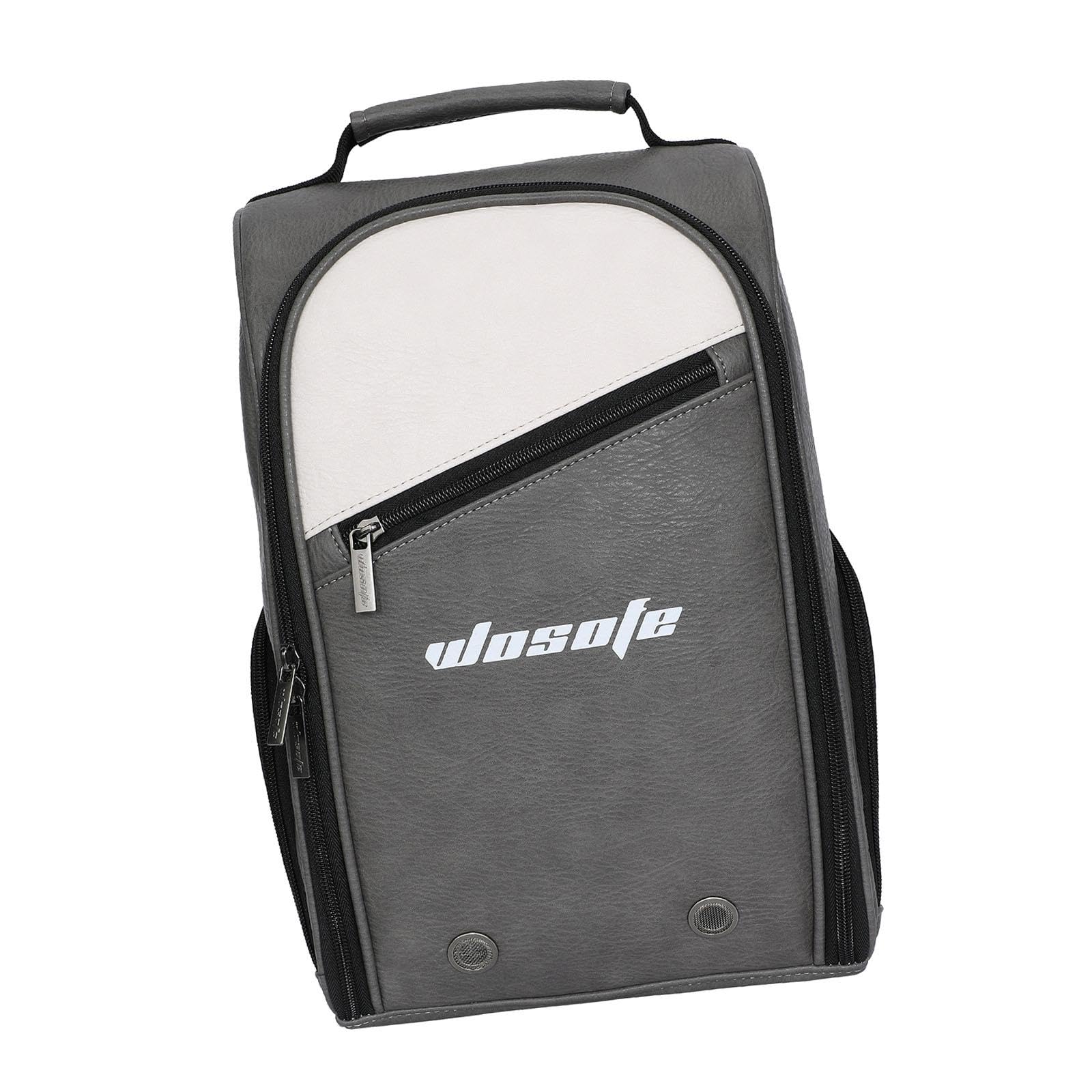 DYNWAVE Golf Shoe Bag, Shoe Carrier Bag, Shoe Pouch, Sports Shoe Bag for Running, Camping, Travel, Outdoor, Gray