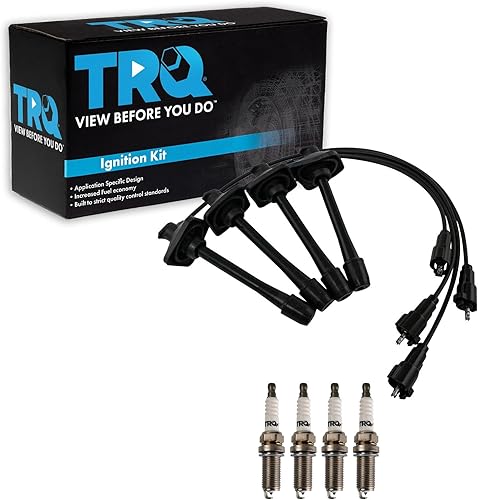 Miniatura 106 de TRQ Kit de bujías de 5 piezas de bujías de iridio compatibles con Chevrolet Aveo 2004-2008 Aveo5 2004-2008