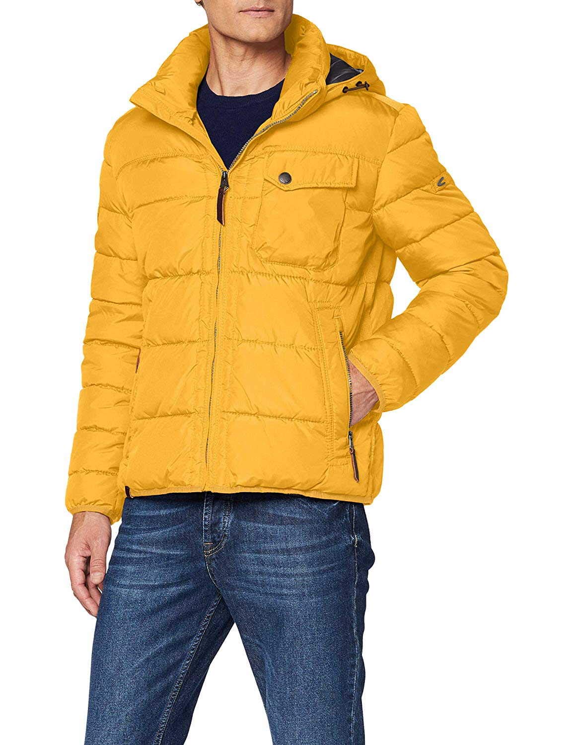 Chaqueta camel active para hombre cazadora casual de entretiempo en color marron 7