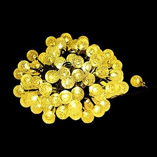 キャンプ用 ストリングライト,3メートル防水LEDバブルボール電球 - 防水 テント用 ストリングライト バッテリーボックス 付き - 庭 ガーデン ベランダ 木の枝 壁 室内 室外 テント パーティー 装飾用