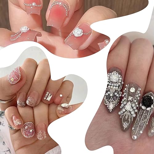 Miniatura 4 de QIMYAR Cuentas de caviar de arte de uñas 3D para arte de uñas, varios tamaños, 0.020-0.039 in, mini cuentas de caviar de metal, oro, plata, oro