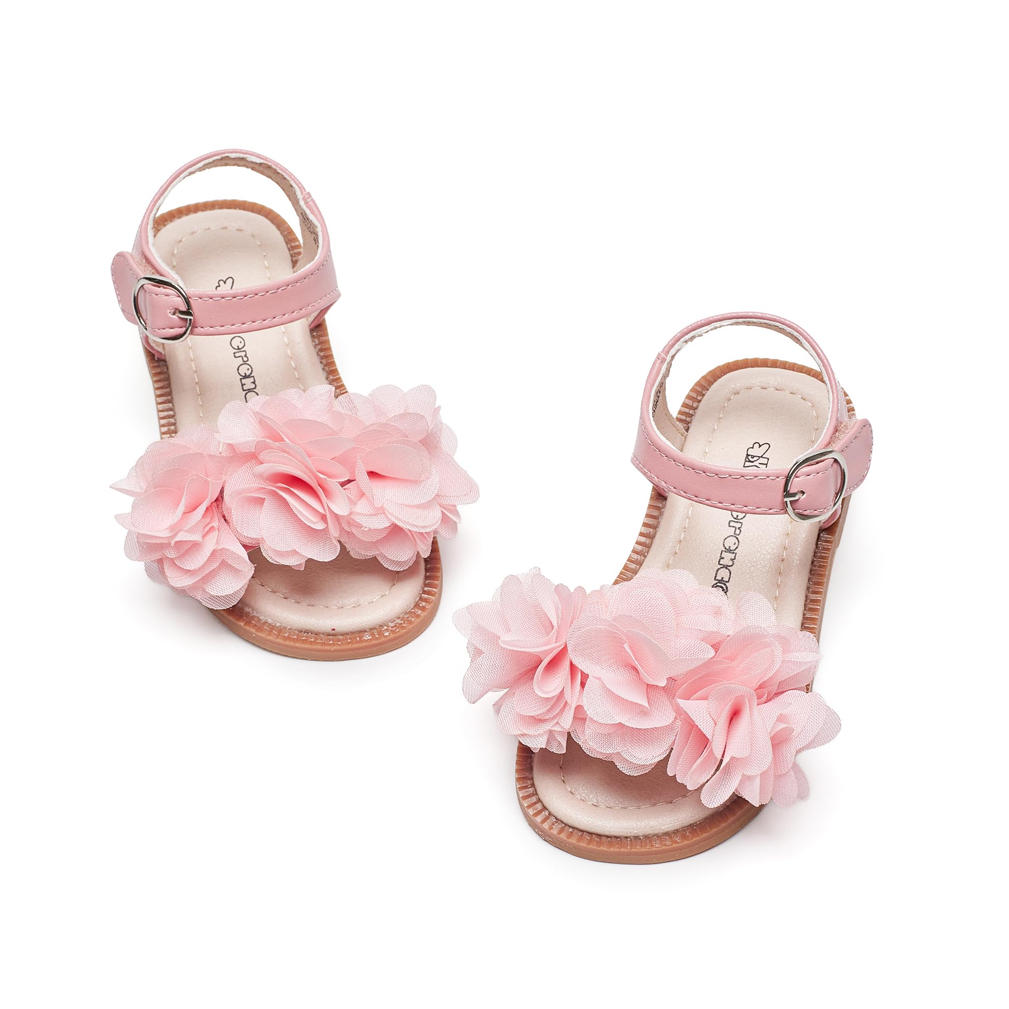 Kiderence Toddler Flower Girl Sandals Open Toe Dress Shoes Wedding Party