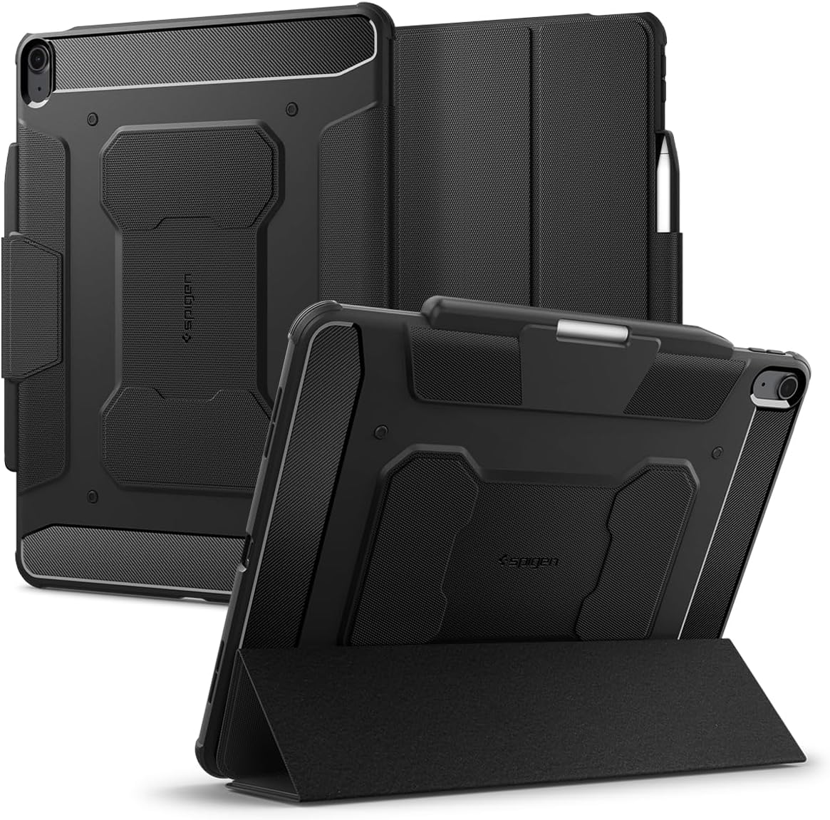 Spigen Rugged Armor Pro Case Compatible with iPad Air 13 inch M4 (2026), M3 (2025), M2 (2024) - Black