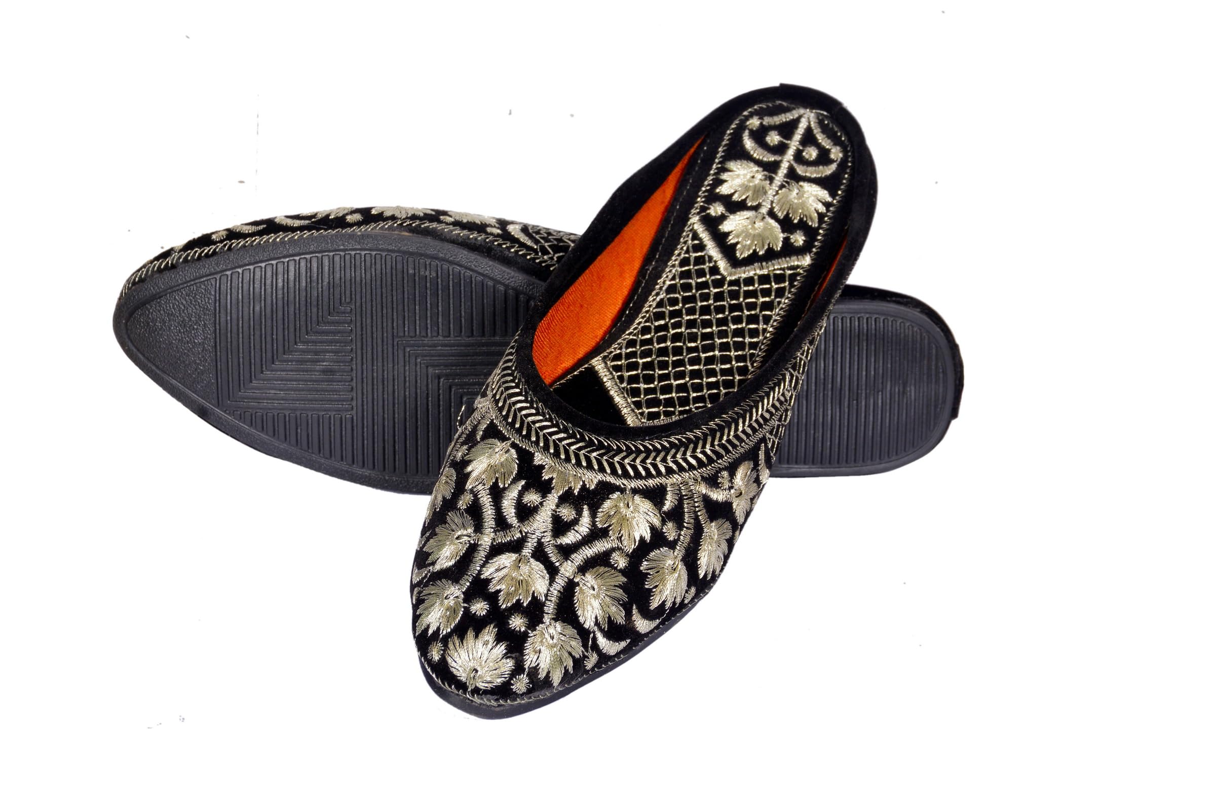 handi kalah Handmade Embroidered Ethnic Jutti for Women & Girls – Traditional Party & Casual Wear Footwear-picture-43