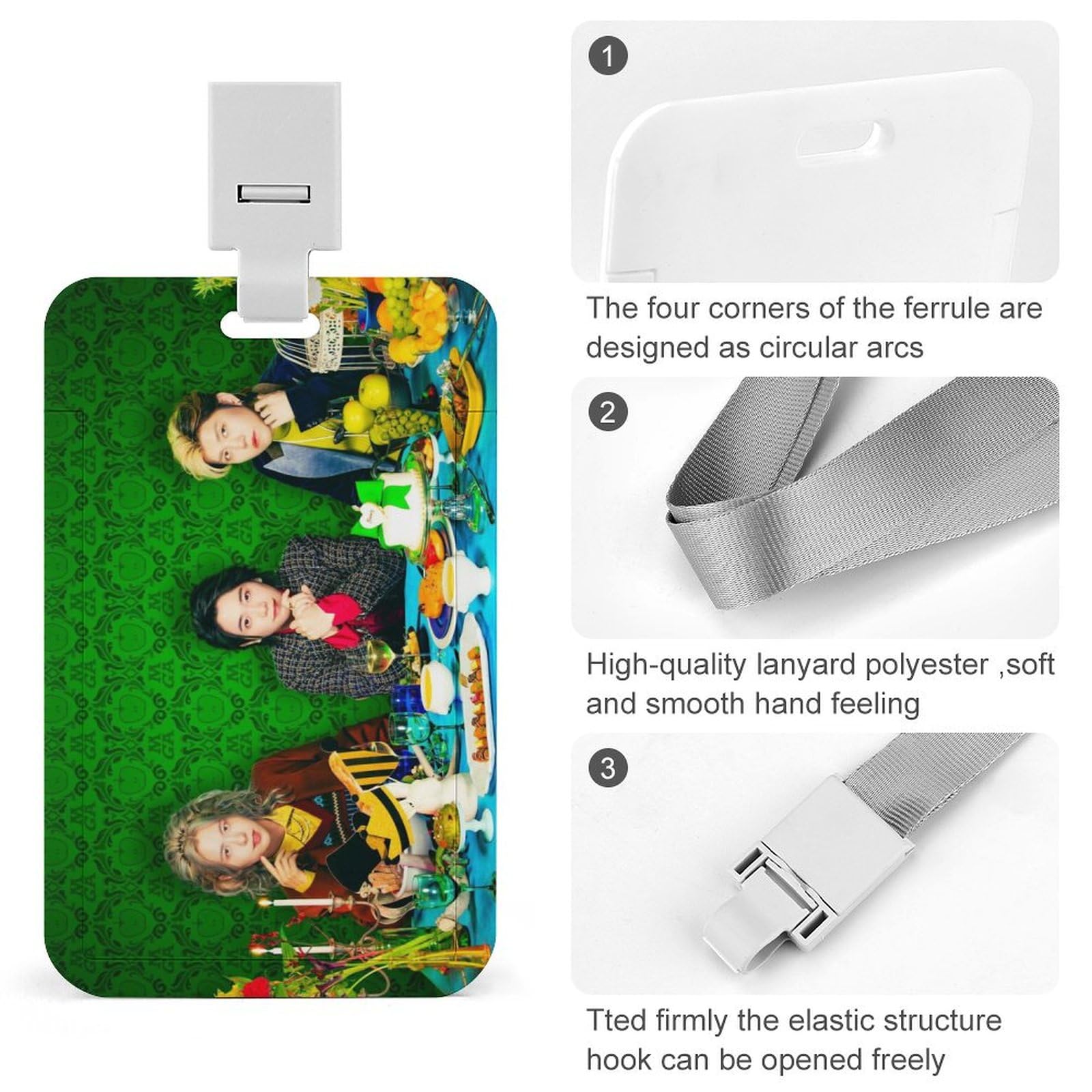 Amazon.co.jp: ミセス・グリーン・アップル IDカードホルダー 名札