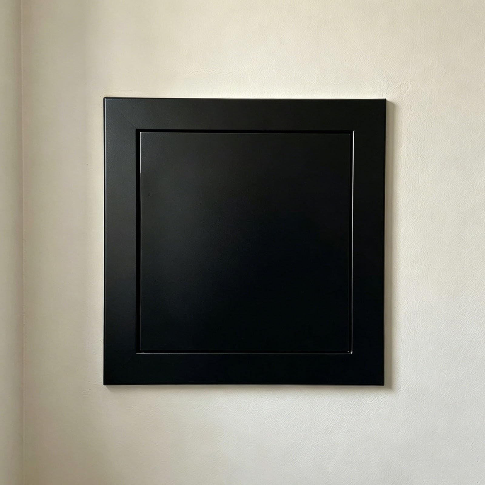 Access Panel Door Opening Flap Cover Plate, Door Latch Concealed Hinge Removable Door Paintable Smooth Surface, Flush Inspection Hatch for Drywall Wall Ceiling Electrical Plumbing(Black,600x800mm) โ image 1