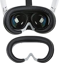 VR Face Cover for PICO 4 Headset, VR Face Cushion Pad Interface Bracket Set VR Accessories with PU Leather Lightproof Comfortable (1 Piece)