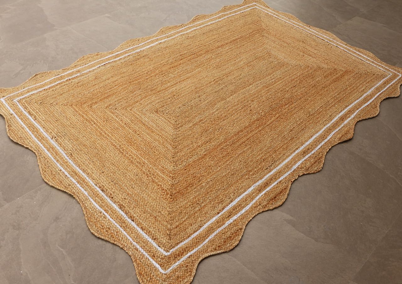 Coventry Handmade Natural Fiber Traditional Area Rug – Soft Texture, Durable Weave, Decorative Rug for Living Room & Bedroom