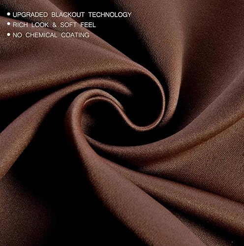 Miniatura 4 de Set de 2 cortinas para ventana, de Miuco, opacas, con ollaos, para recámara, incluye 2 alzapaños