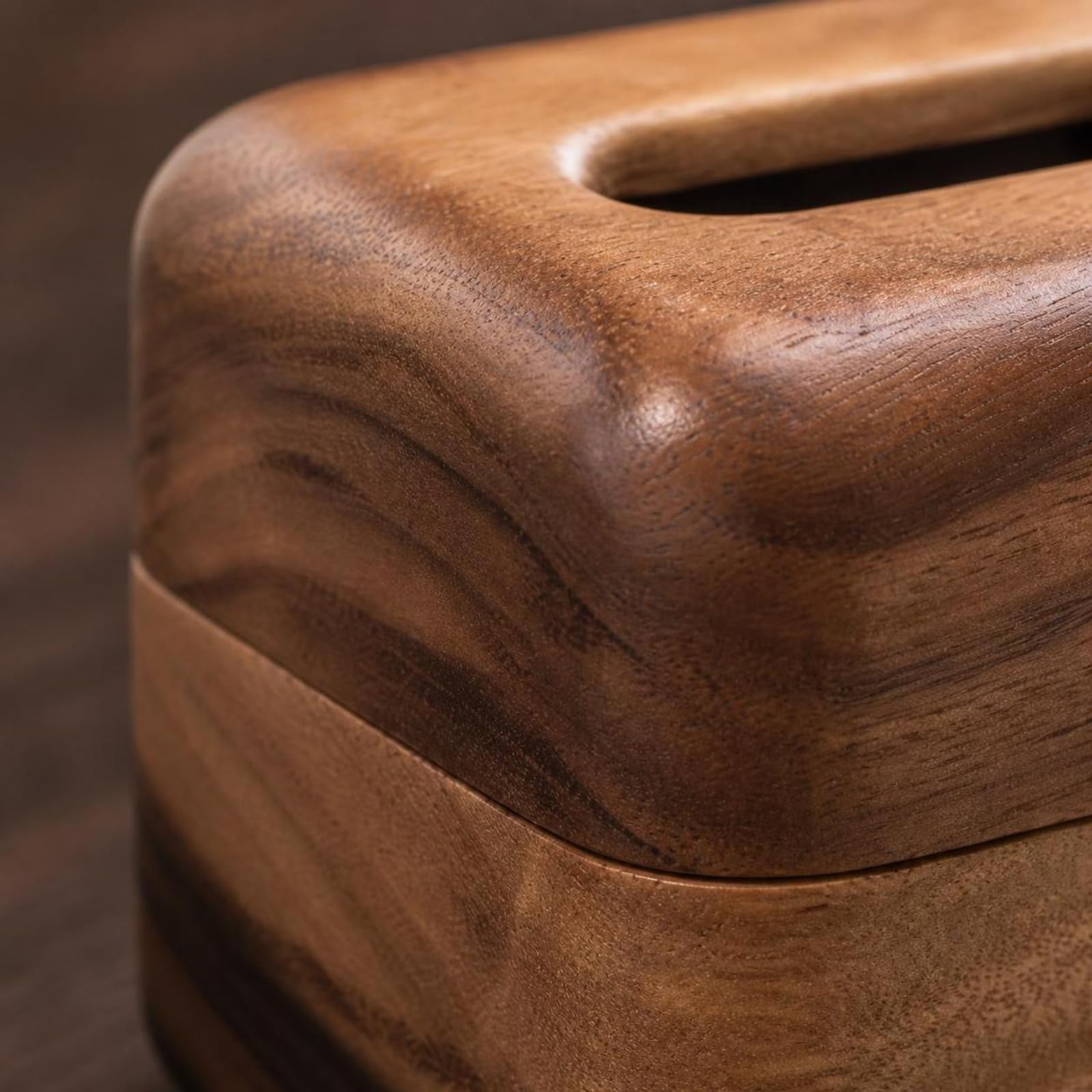 Boîte à Mouchoirs en Bois Élégant