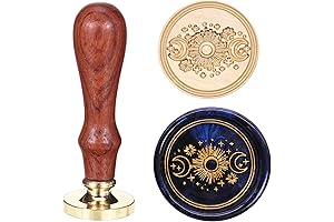 SWANGSA Wax Seal Stamp Embellishing Invitations and Gifts (Sun and Moon)