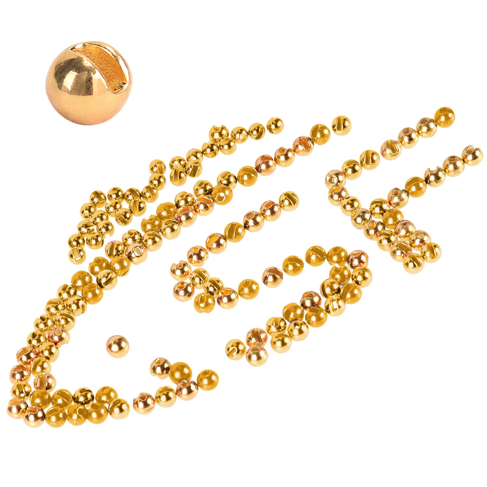 SF Slotted/Cyclops Tungsten Beads Head Eyes for Fly Tying Materials