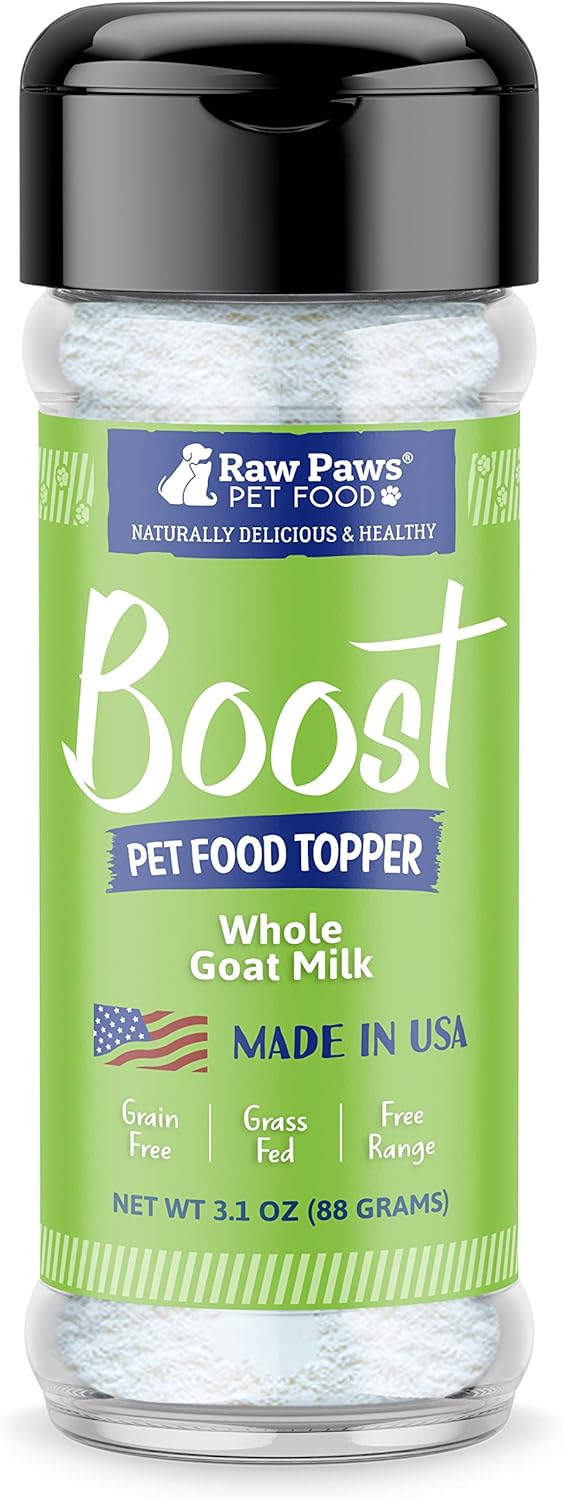 Buy Raw Paws Boost Flavor & Nutrition Pet Food Topper, Whole Goat Milk