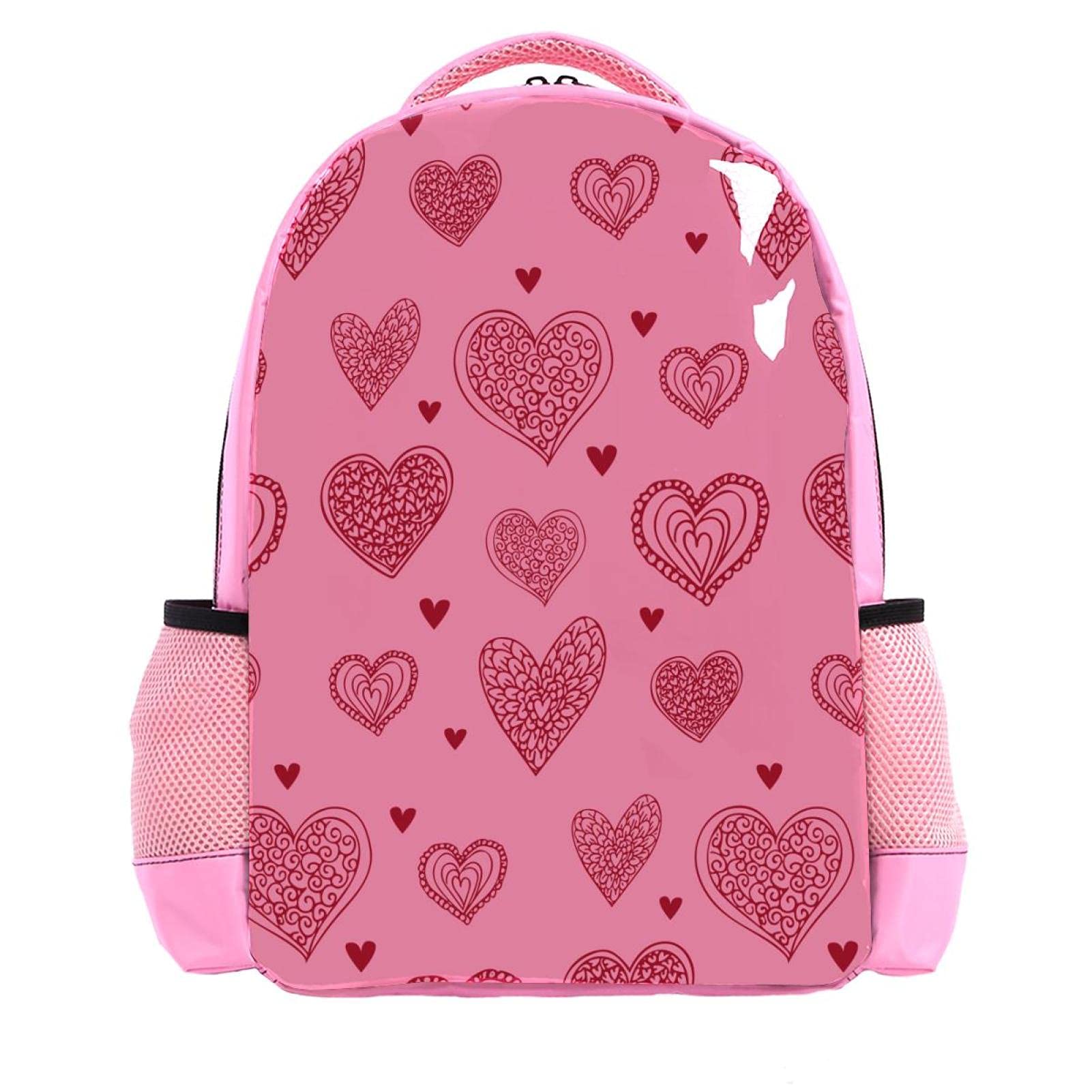 Sac à dos enfants singe rose CP-CM2 grand format multicouche - 8