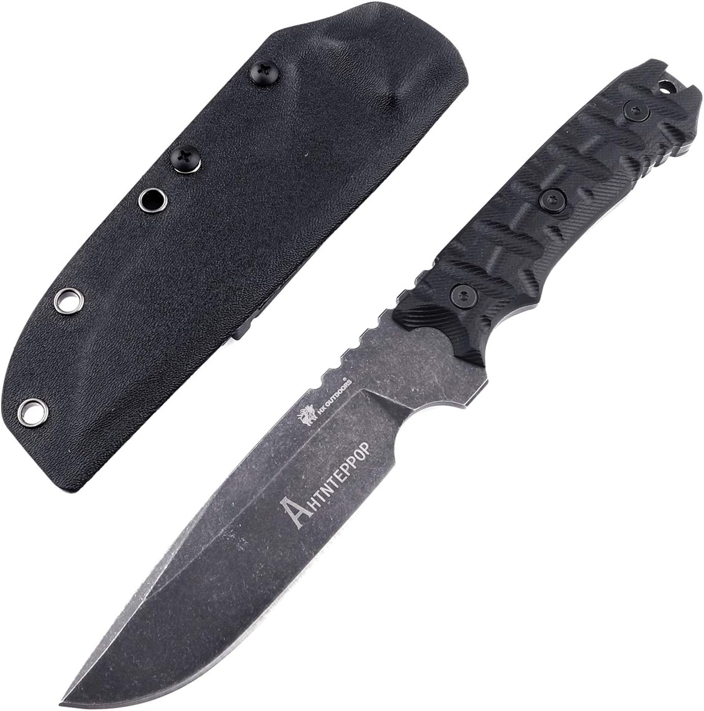 HX OUTDOORS fixed blade tactical knives with sheath