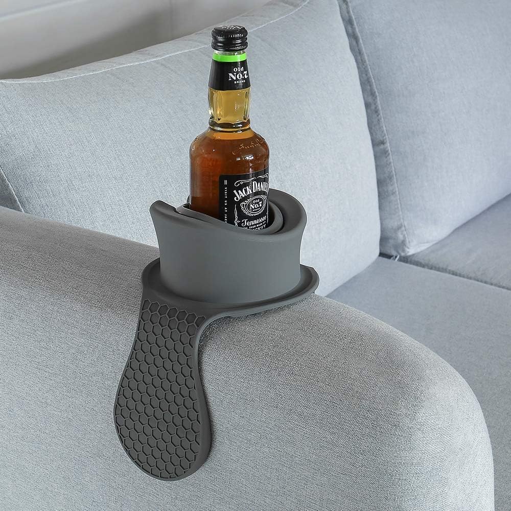 Best Quality π₯ Sofa Cup Holder - Watruer The Ultimate Anti-Spill Couch Coaster Holder Food Grade Silicone Drink Holder for Your Sofa or Couch - Grey Big Sale Sofa Cup Holder - Watruer The Ultimate Anti-Spill Couch Coaster Holder Food Grade Silicone Drink Holder for Your Sofa or Couch - Grey