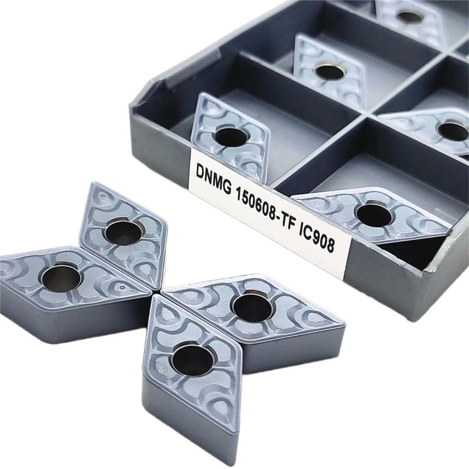 10 sztuk DNMG150608 TF płytki węglikowe IC907 IC908 tokarka CNC zewnętrzne narzędzia tokarskie(DNMG150608 TF IC908)