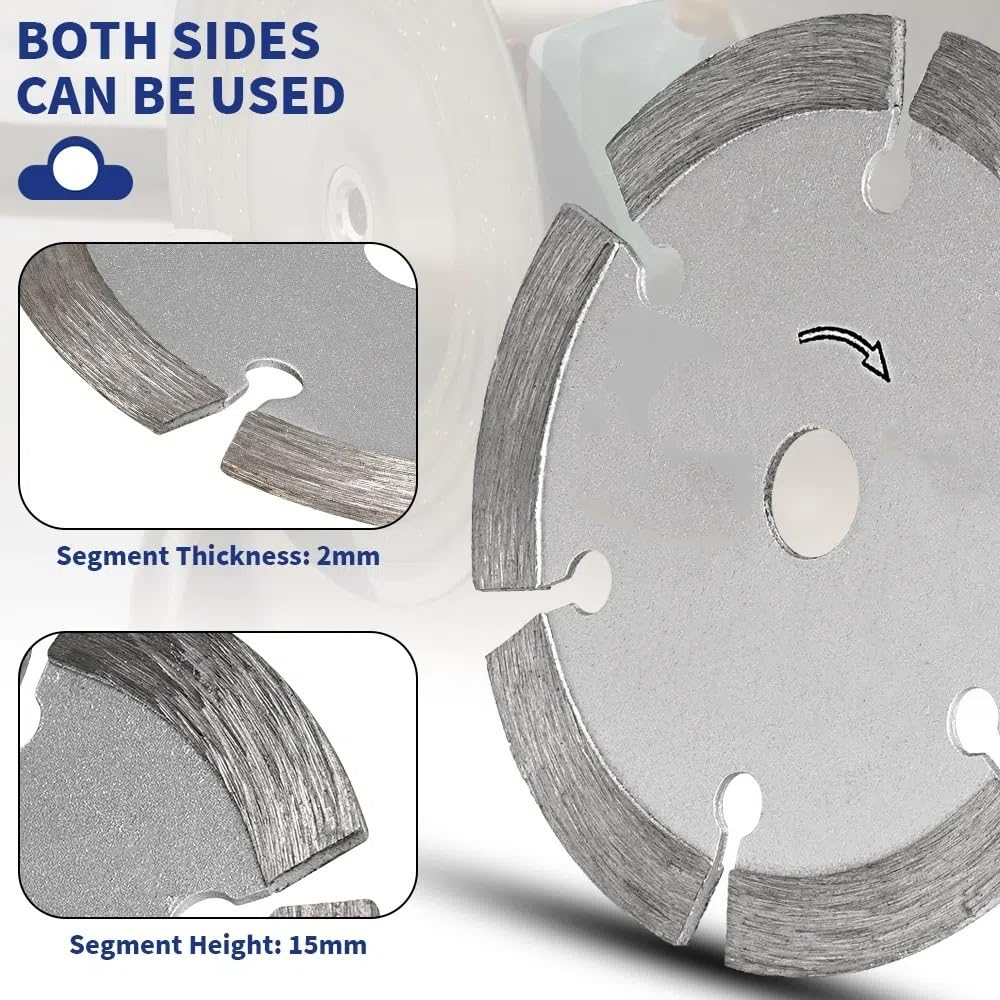 Diamentowe brzeszczoty do pił, Tarcza diamentowa tnąca 75 * 10 2 mm, tarcza do betonu, ceramiki, cegły, marmuru, kamienia, 3 cale, 1 szt