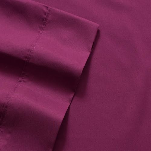 Miniatura 5 de Sweet Home Collection Juego de sábanas de calidad con bolsillo profundo  2 fundas de almohada extra, Value, individual, bayas, 4 piezas (paquete de