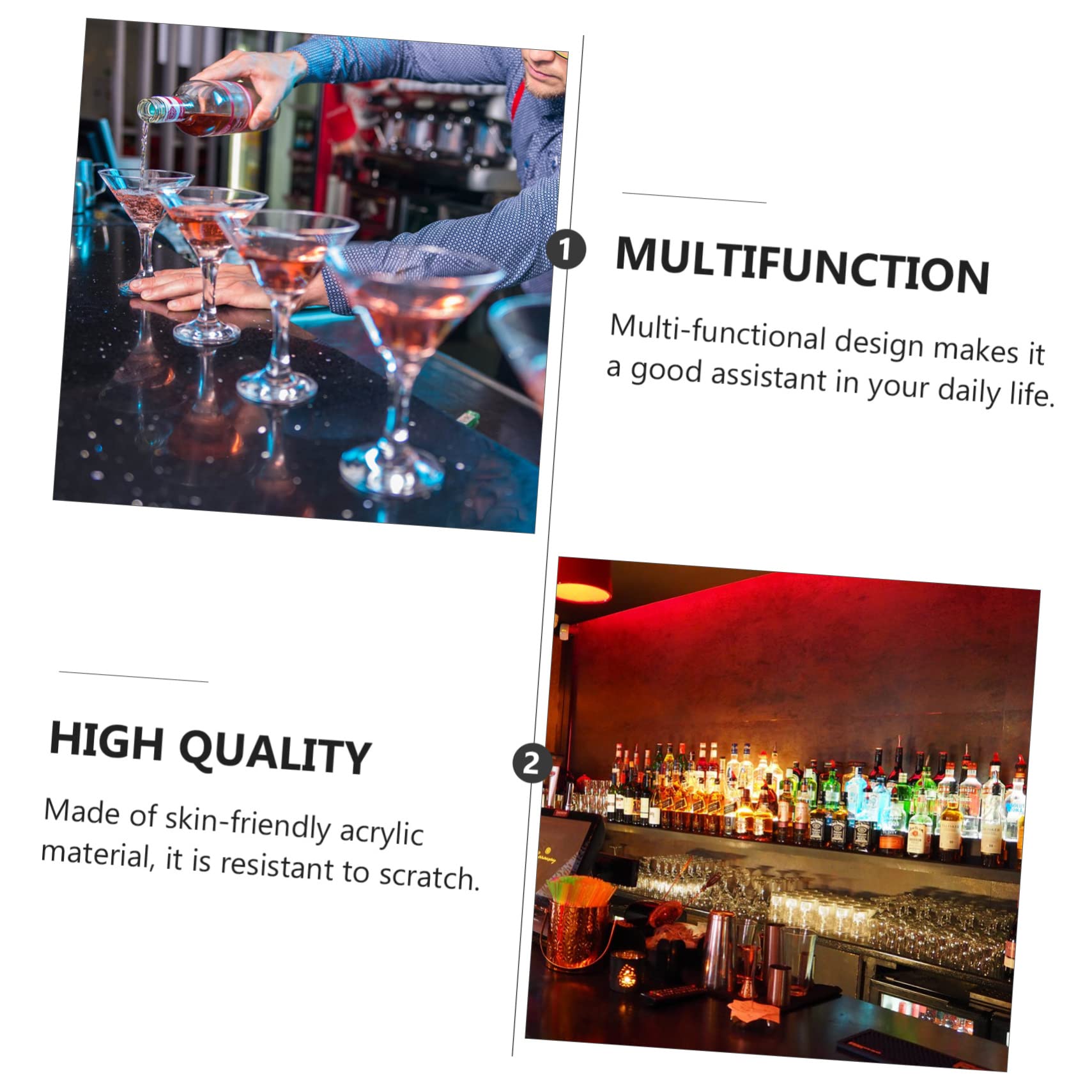 Vintage Cooler Ice Bucket Chilling Tub Transparent Cooler Beer Bottle Drink Cooler Beverage Chiller Bin Basket Holder Glass Containers