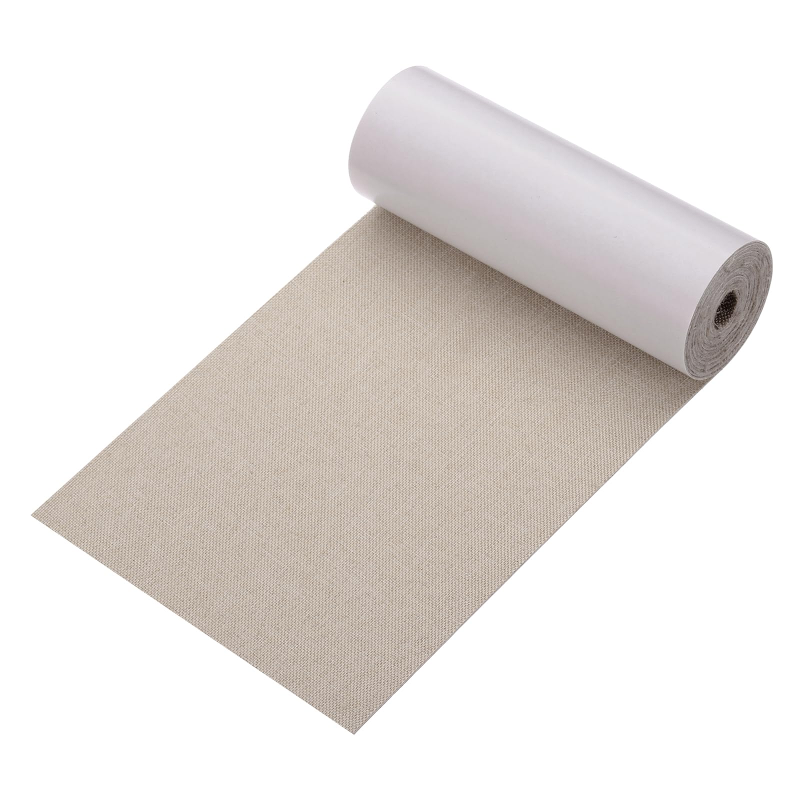 PATIKIL 70x4.4 Inch Linen Repair Tape, Fabric Patch Self Adhesive Couch Patch Line Repair Patch for Furniture Sofa Car Seats Office Chairs, Khaki