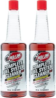 Red Line 60103 SI-1 Complete Fuel System Cleaner, Cleans and Prevents Corrosion in Fuel Systems, Cleans Injectors, Carburetors, Valve and Combustion Chamber Deposits - 15 Ounce (2 Pack)