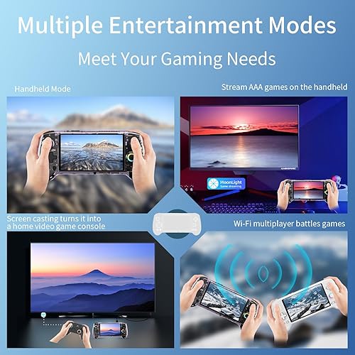 Miniatura 6 de Doriteney RG557 Handheld Video Game Console Android 14 Gaming Console RG557 5.48" AMOLED HD Screen 128GB Game Card Game Player RG557 Support RGB