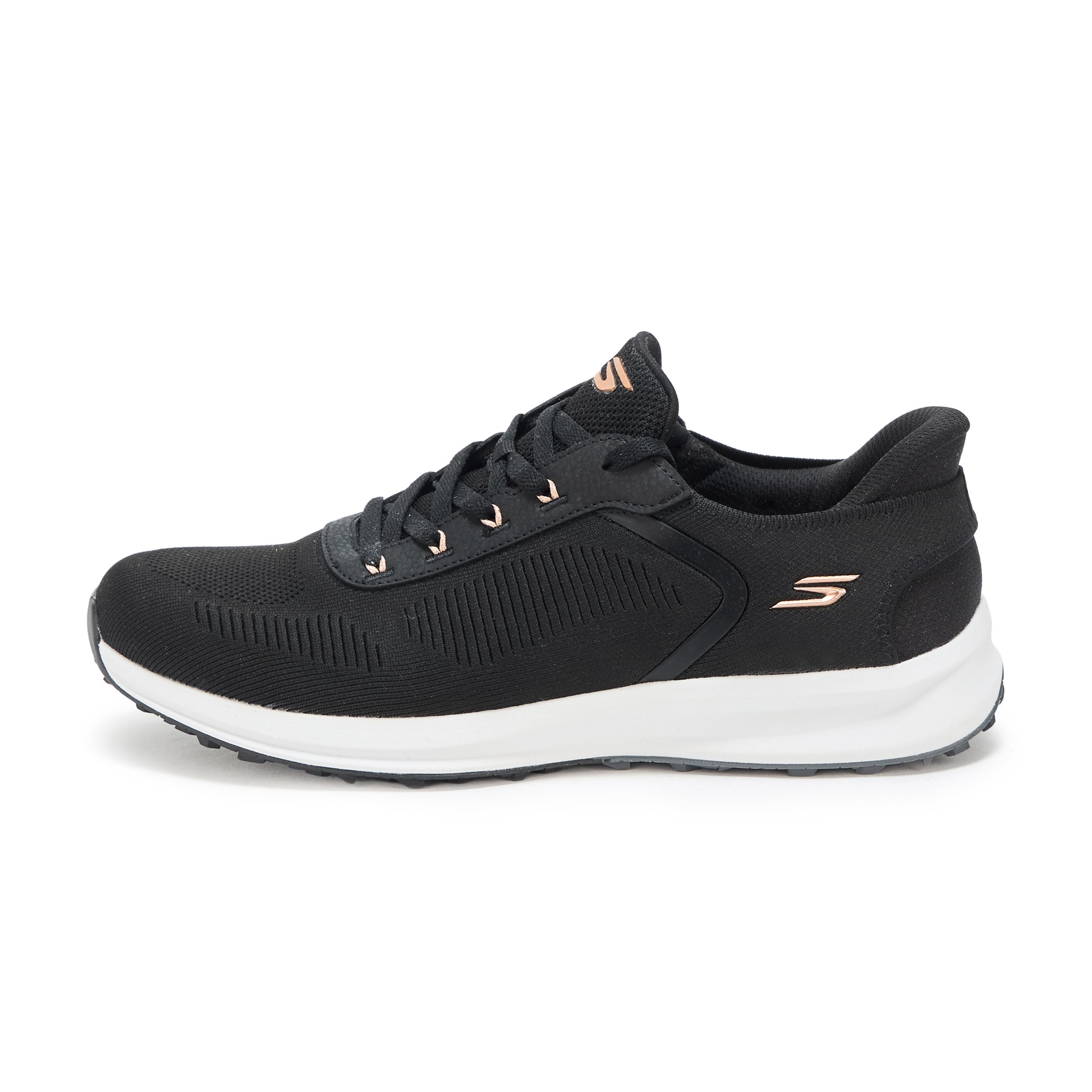Skechers Zen Spikeless - Tenis de Golf Ligeros para Mujer, Negro, 7 Wide