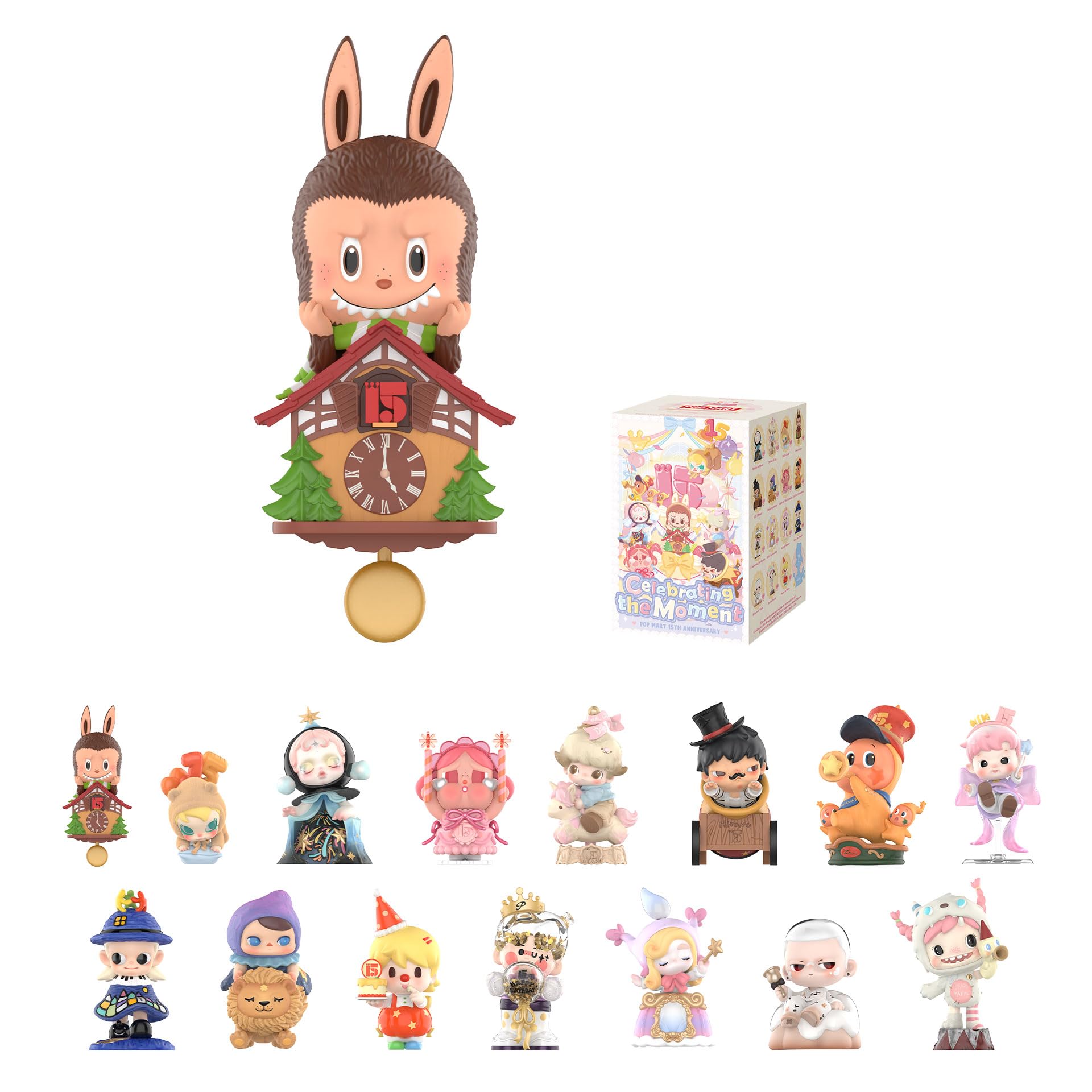 Amazon.com: POP MART Celebrating The Moment POP MART 15th