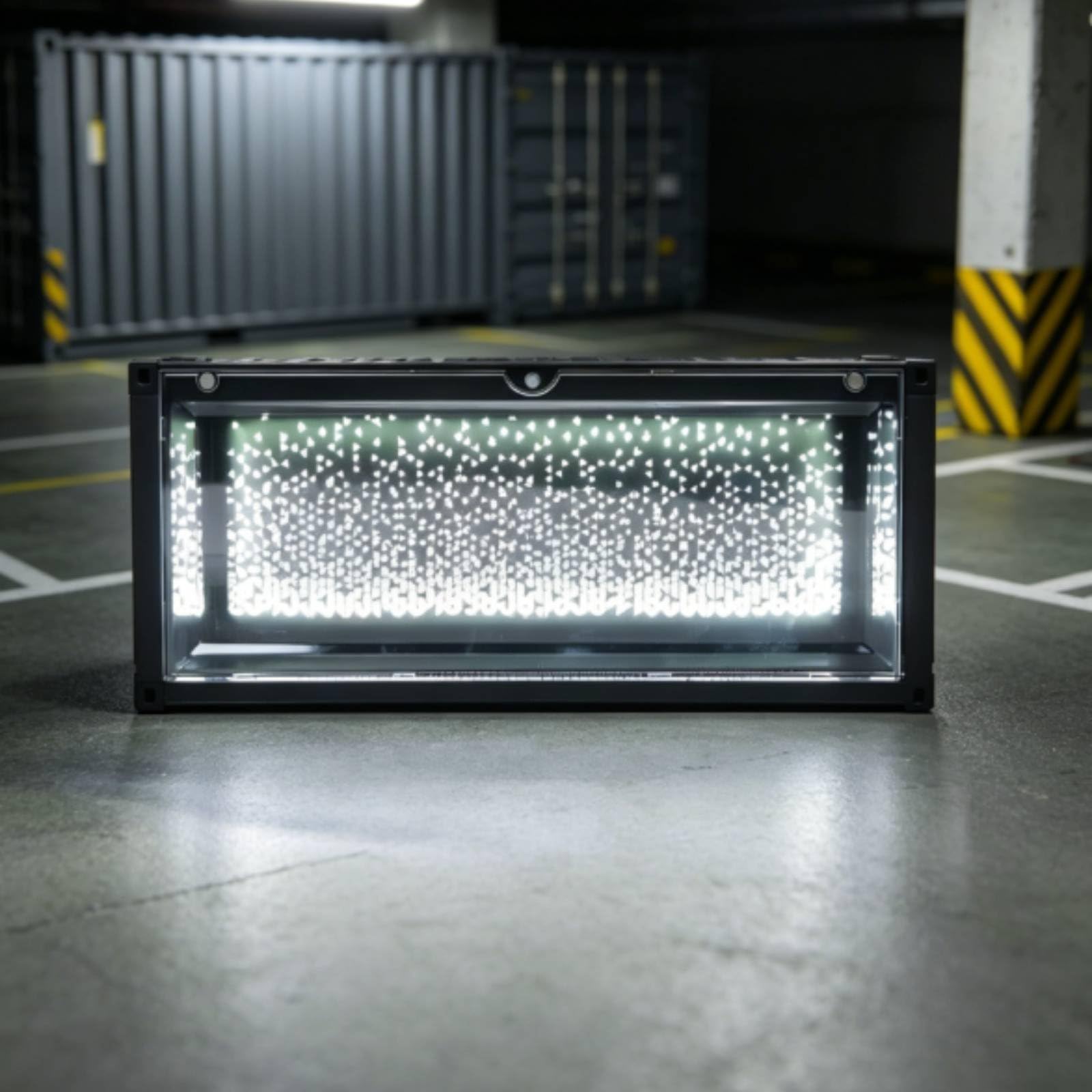 Contenitore Scena Esposizione Diorama Illuminato Modello Vetrina Scatola Collezione in con Luce per Valorizzare Oggetti E Tenere Lontana La Polvere