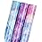 MAYPLUSS Cosmic Space Galaxy Wrapping Paper - 17 In x 120 In Per Roll - Soft Purple Blue Nebula Celestial Gift Wrap Roll Outer Space Wrapping Present for Birthdays, Christmas, Party, Gift Giving