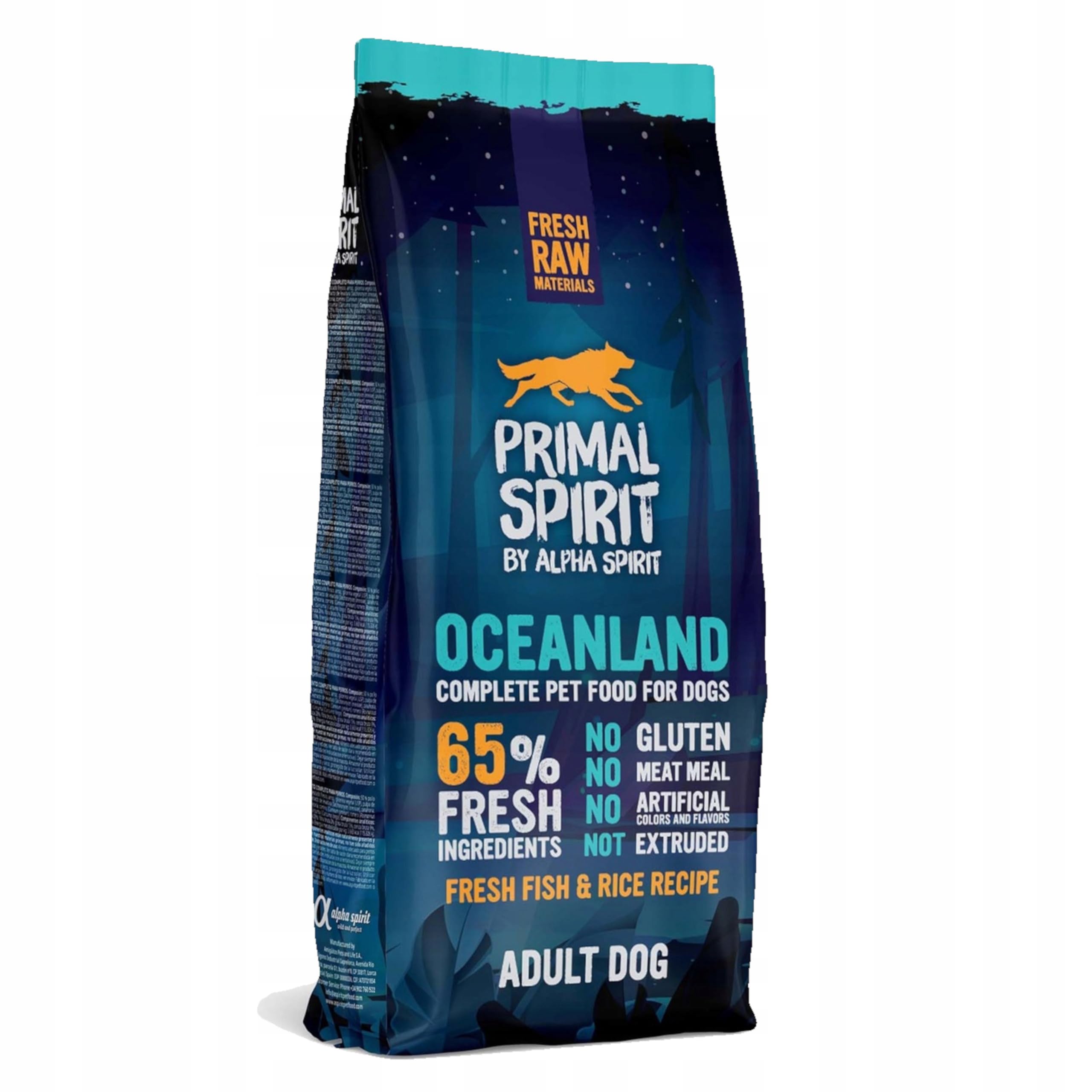 Alpha Spirit Canine Primal 65% OCEANLAND 12KG