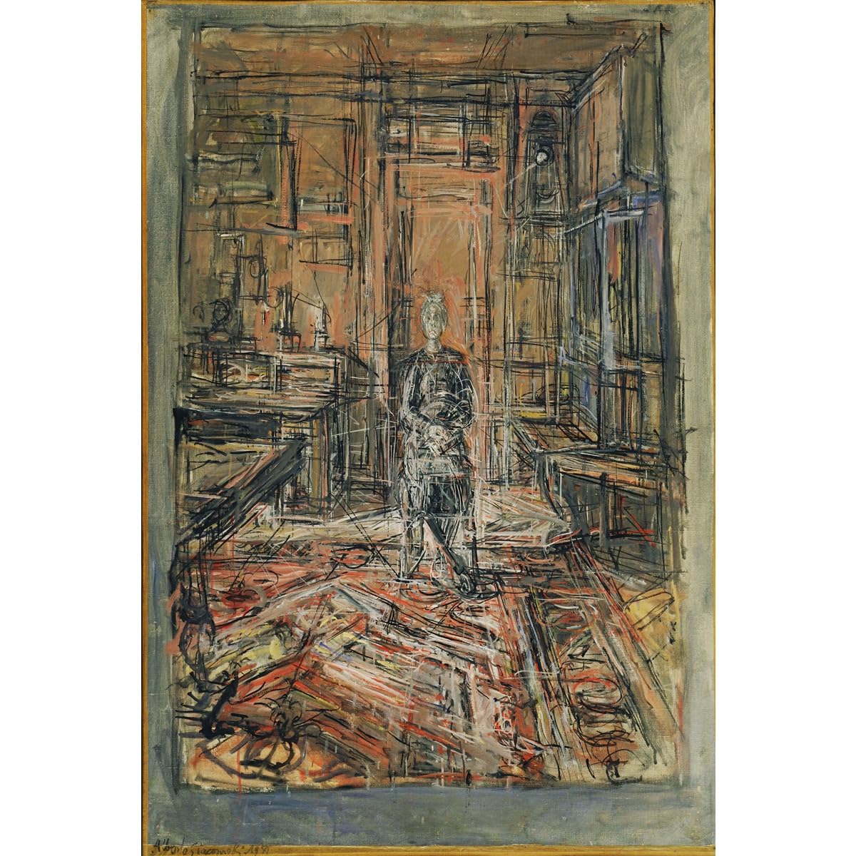 Impression giclée Alberto Giacometti de style tableau decoration murale salon