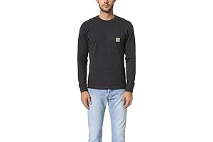Carhartt Men's Loose Fit Heavyweight Long Sleeve Pocket T-Shirt