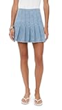 Women's Carter Stitch Pleat Mini Skirt
