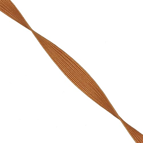 Vista 111 de Mandala Crafts - Rollo de cordón elástico plano para costura y manualidades Beige