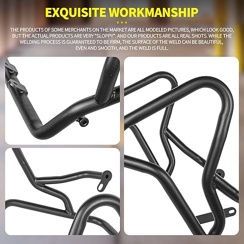 Miniatura 7 de Protector de parachoques de motor de motocicleta marco de barras de choque de carretera jaula de acrobacias deslizante protección del tanque de gas