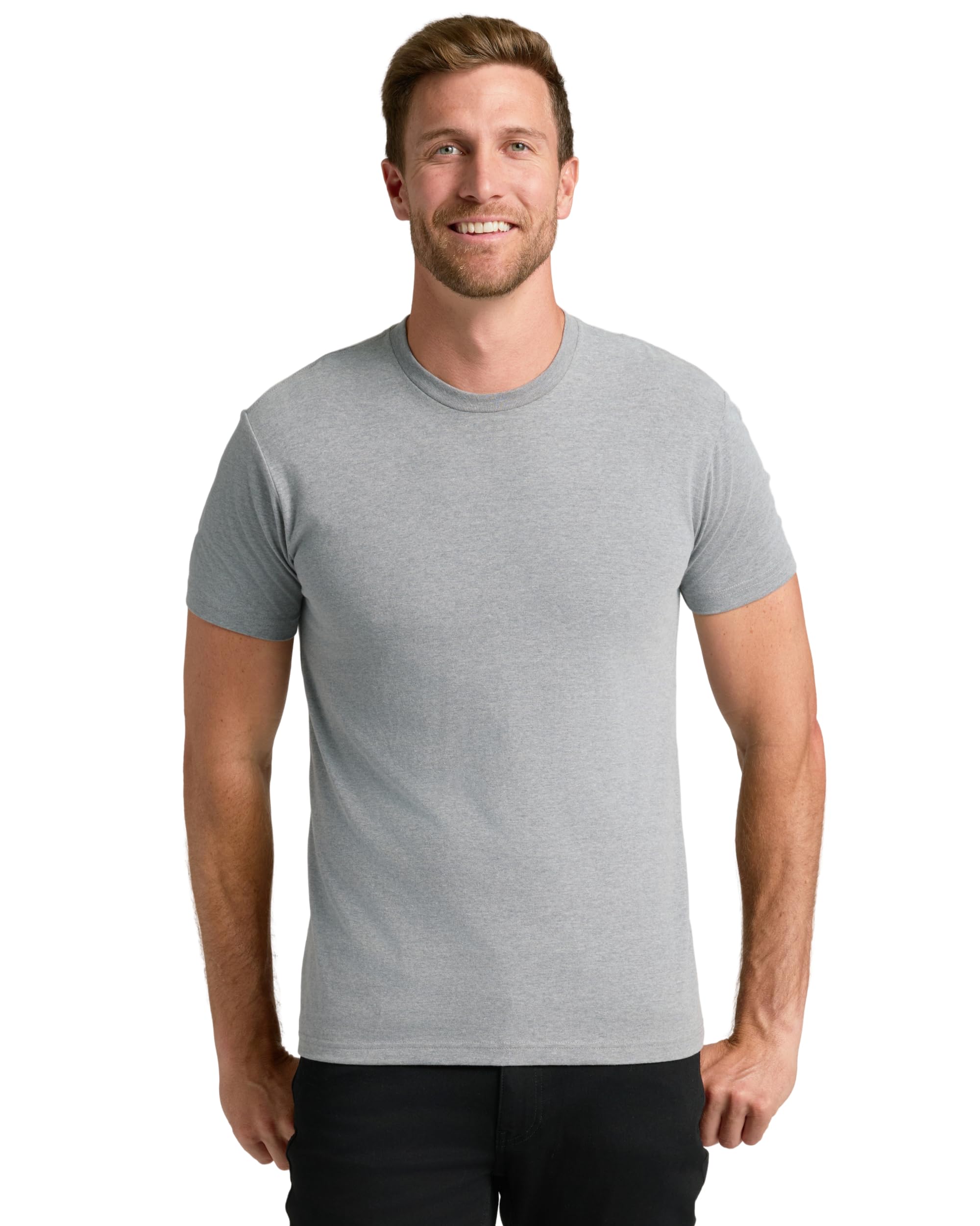 True Classic mens Short Sleeve Classic Crew T-Shirt (pack of 6)