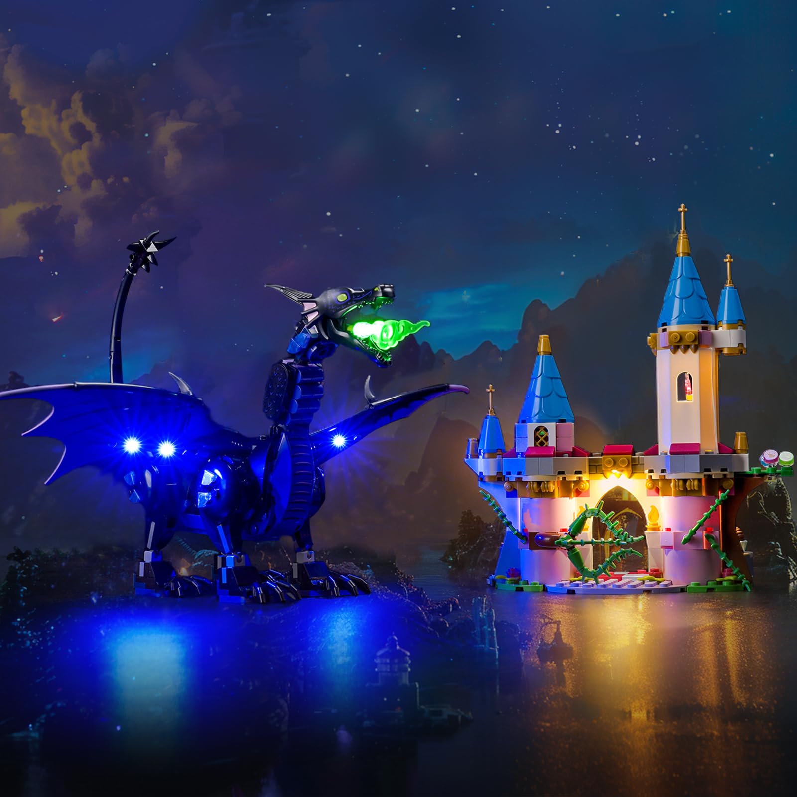 未開封 Dragon of Illumination ディスプレイセット Amazon.com: BrickBling LED Light Kit Compatible with Lego 43240