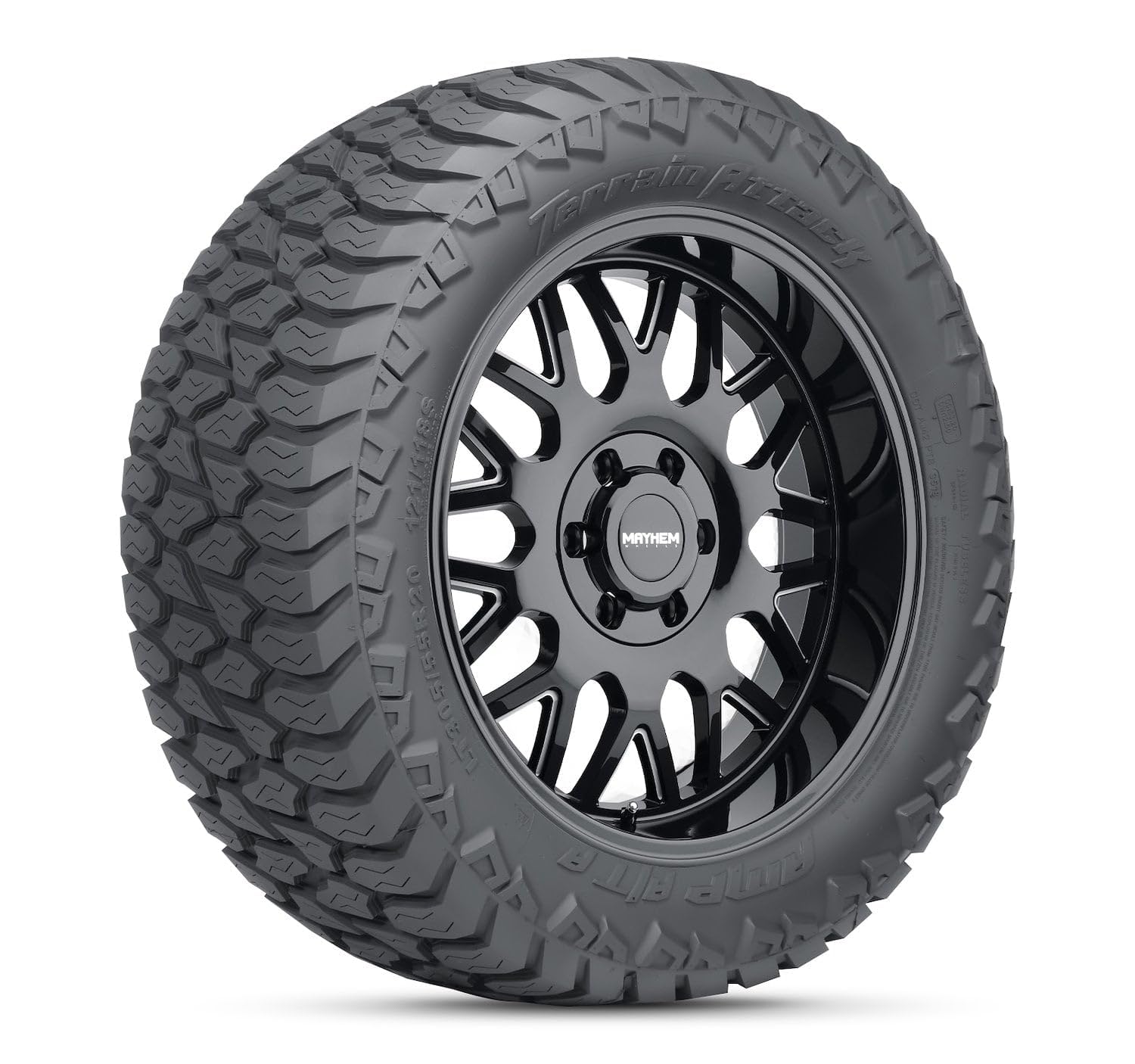 AMP 35x12.50R20 AMP Terrain Attack A/T A 121R E/10 Ply Tire