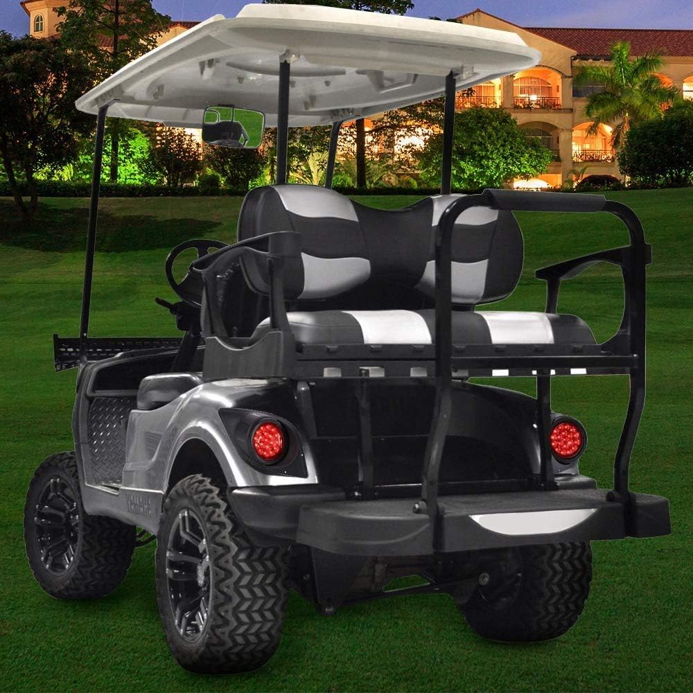 10L0L Golf Cart Light Kit for Yamaha G29 Drive 2007-up, Headlights Taillights Turn Signals Hazard Brake Lights Horn