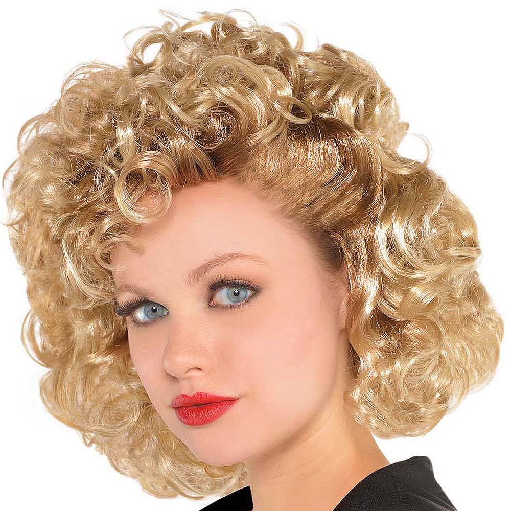 amscan SUIT YOURSELF Sandy Olsson Greaser Wig Halloween Costume Accessory for Women, Grease, One Size, Blonde Multicolor