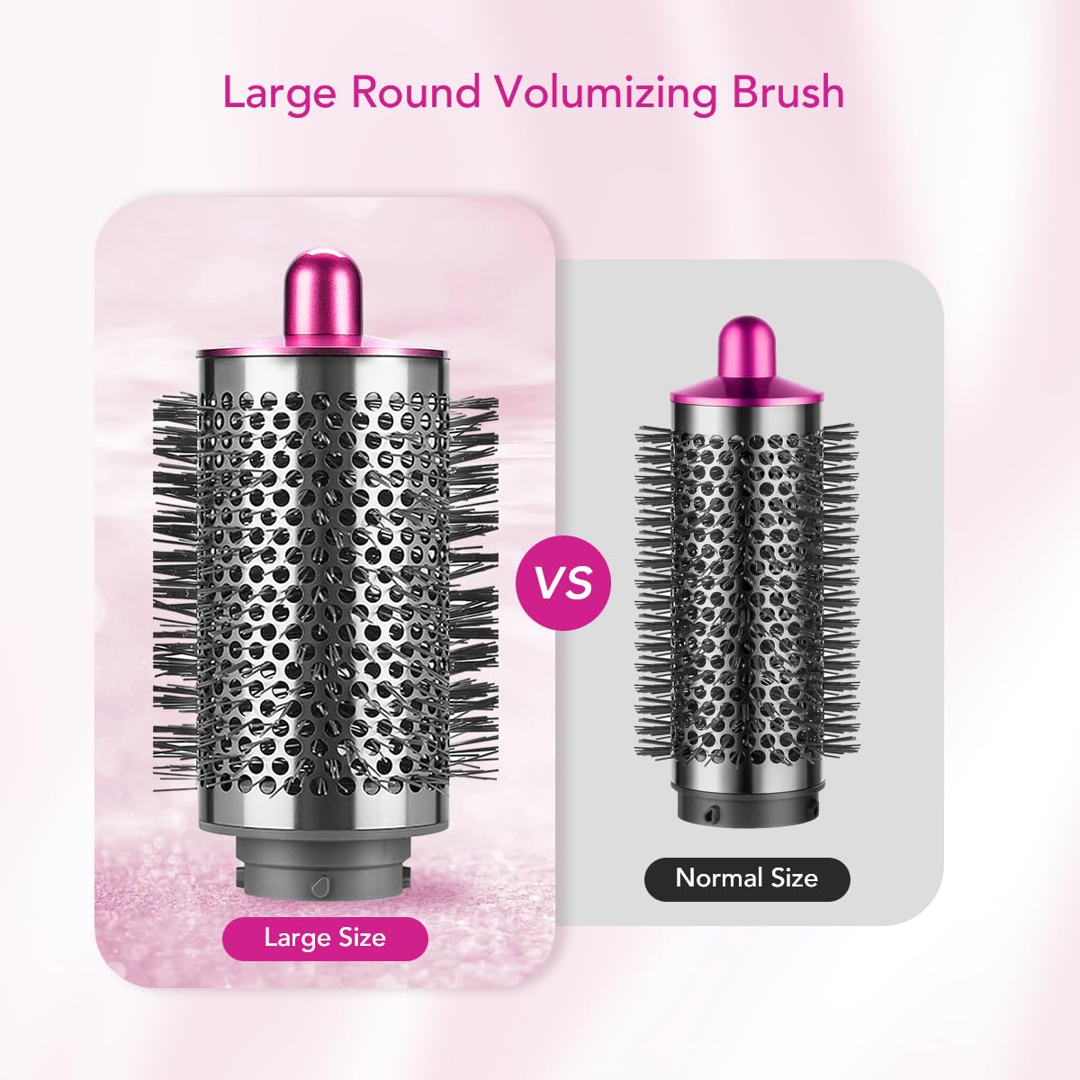 Large Round Volumizing Brush for Dyson Airwrap Styler Big Round Brush Volumizer Attachment for or Dyson Airwrap HS01 HS05 HS08 - Image 2