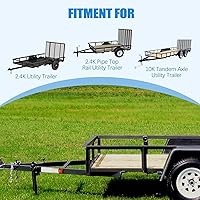 Vista 9 de Paquete de 2 paquetes de pestillo de resorte para puerta de remolque 819T para remolques utilitarios de mano