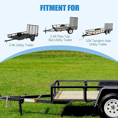Miniatura 9 de Paquete de 2 paquetes de pestillo de resorte para puerta de remolque 819T para remolques utilitarios de mano
